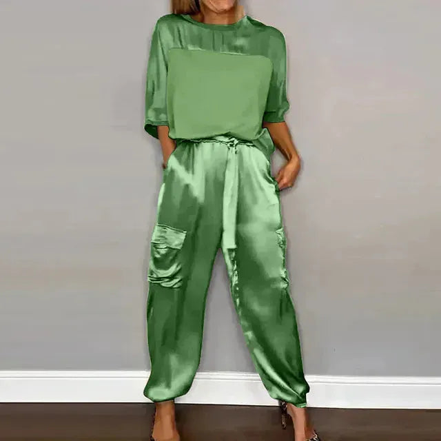 Satin Ensemble lounge deux pièces