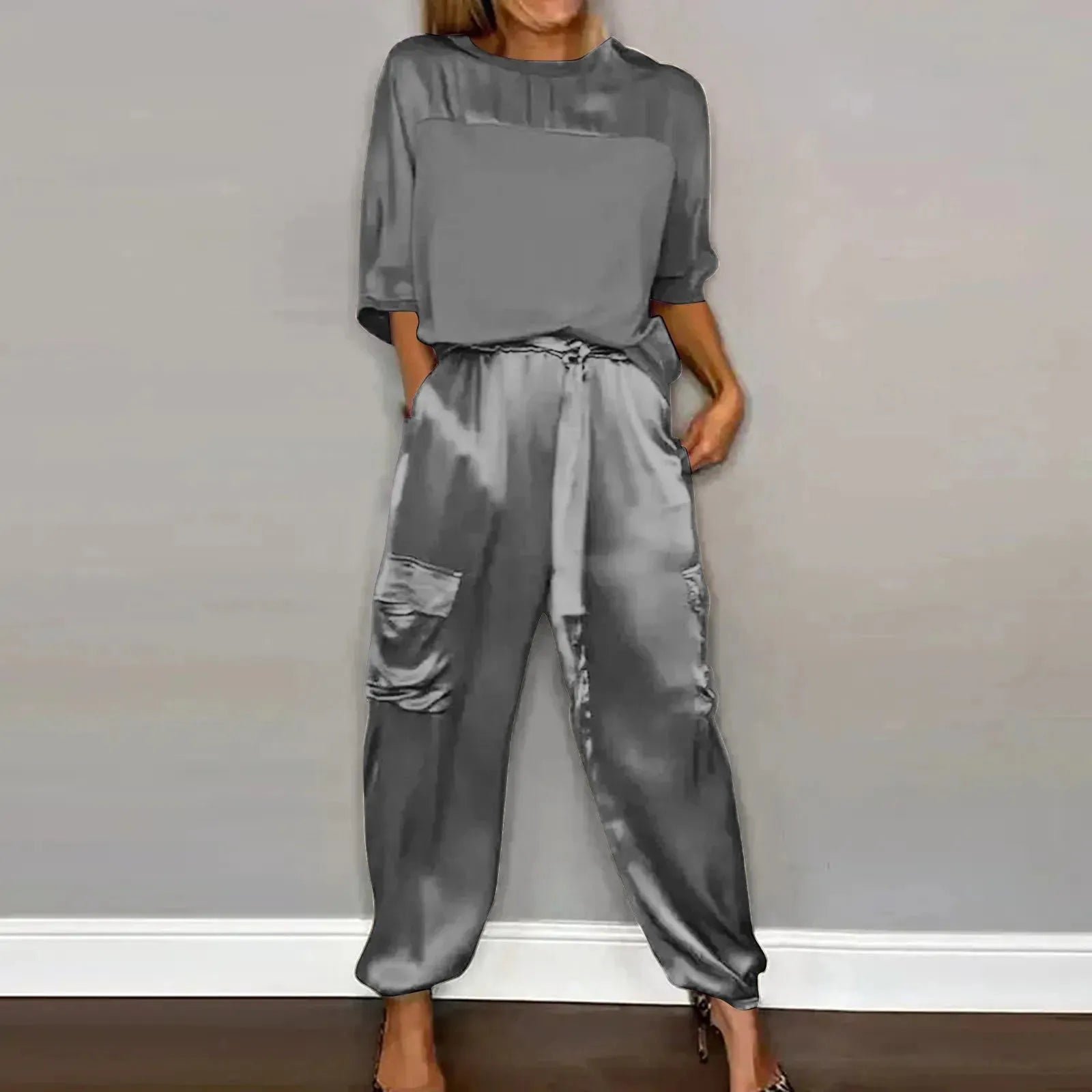 Satin Ensemble lounge deux pièces