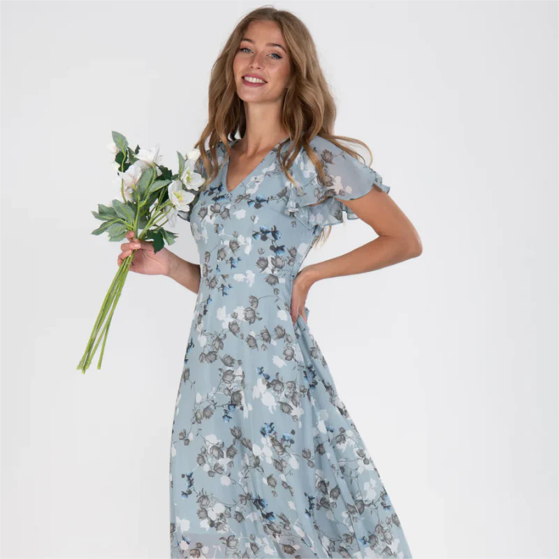Sophie Paris | Robe longue gainante à bretelles