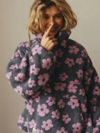Sweat à capuche Daisy Bloom en polaire