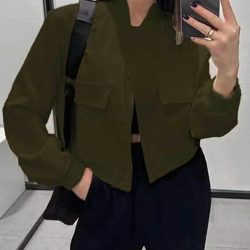 Veste Bombardier Vintage Femme