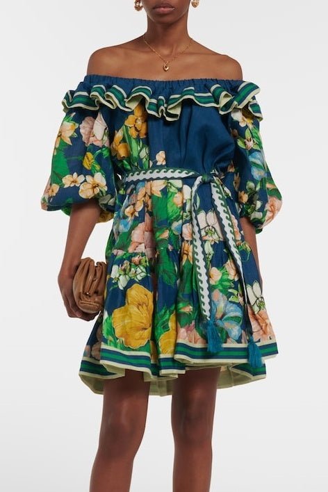 Pauline Laurent® | Mini-robe Imprimée Florale