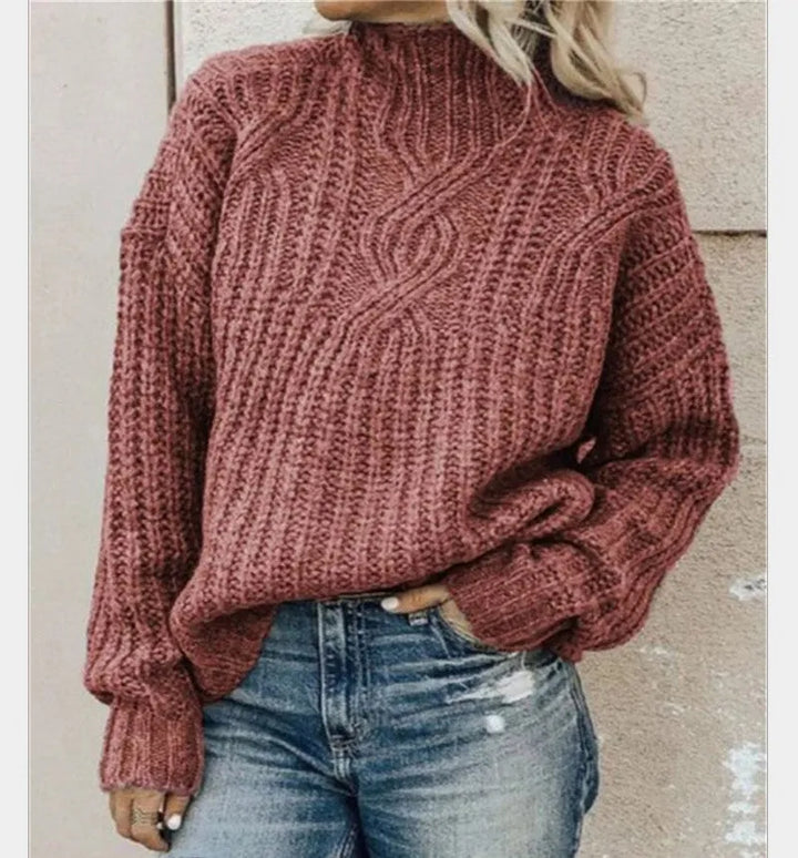 Léa Blanchet | Pull oversize Turtle-Neck