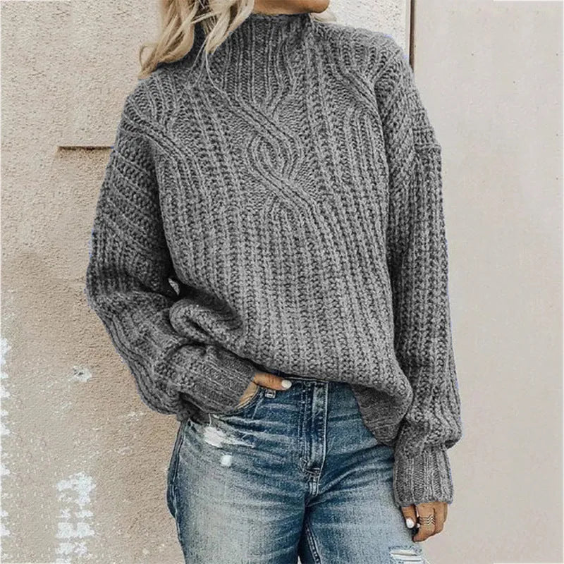 Léa Blanchet | Pull oversize Turtle-Neck