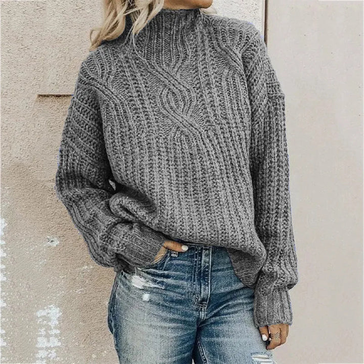Léa Blanchet | Pull oversize Turtle-Neck