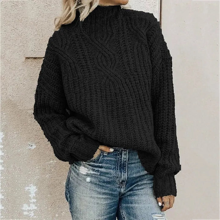 Léa Blanchet | Pull oversize Turtle-Neck