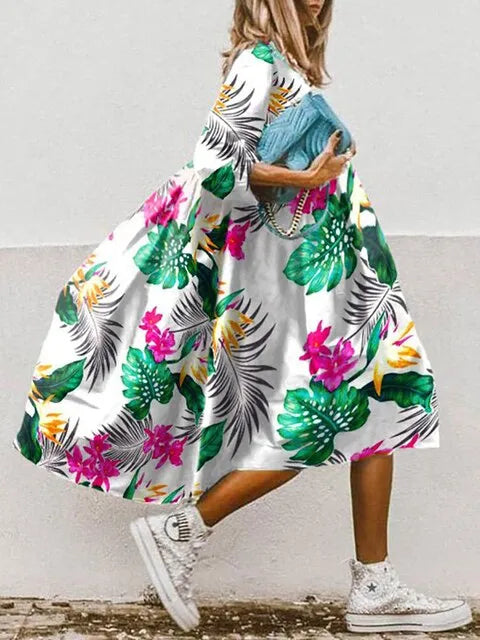 Robe d'été élégante pour femme en tissu léger et respirant - Style moderne