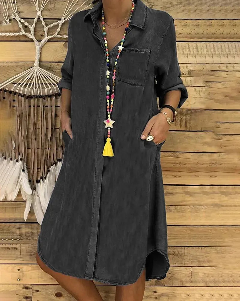 Robe d'été élégante pour femme | Tissu léger, silhouette fluide, décontractée