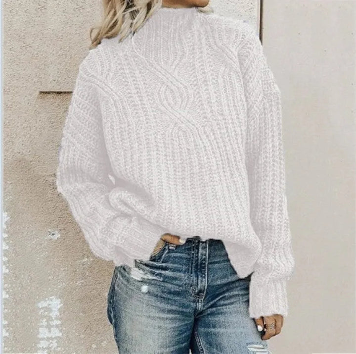 Léa Blanchet | Pull oversize Turtle-Neck