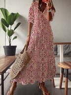 Robe d'été Chic Femme en Tissu Respirant - Élégante et Aérée
