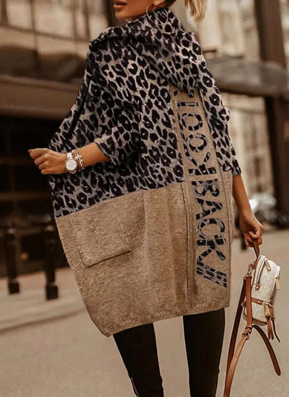 Manteau ample à capuche