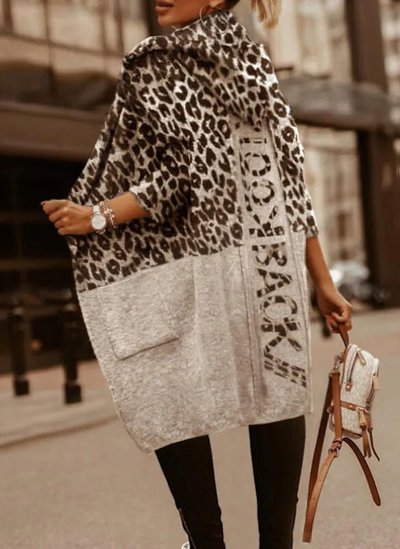 Manteau ample à capuche