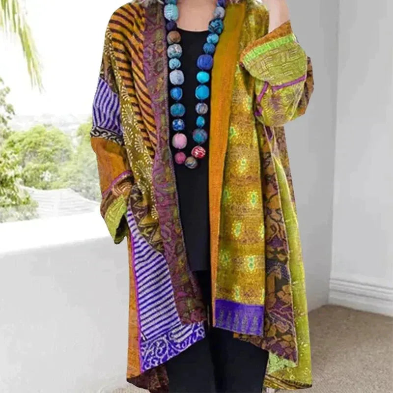 Manteau coloré et à la mode