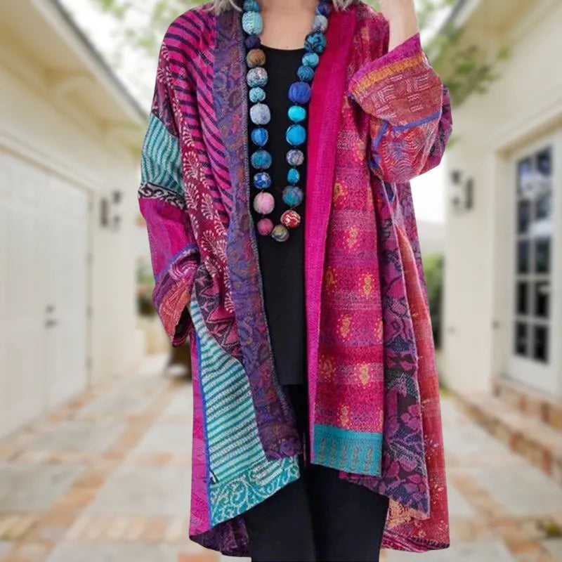 Manteau coloré et à la mode